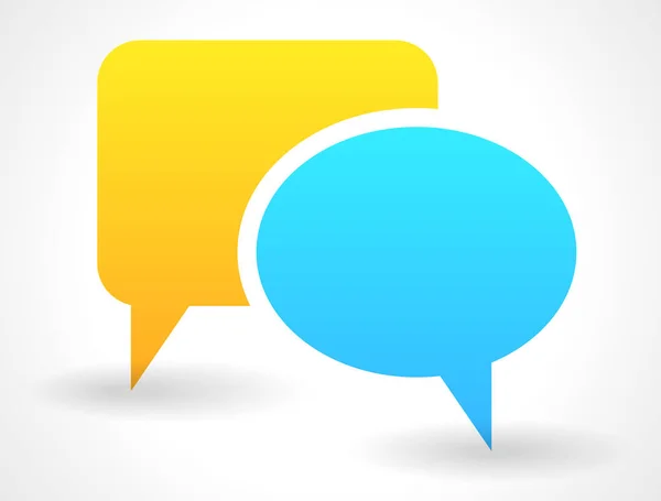 Speech Bubble Elements White — Stock Photo, Image