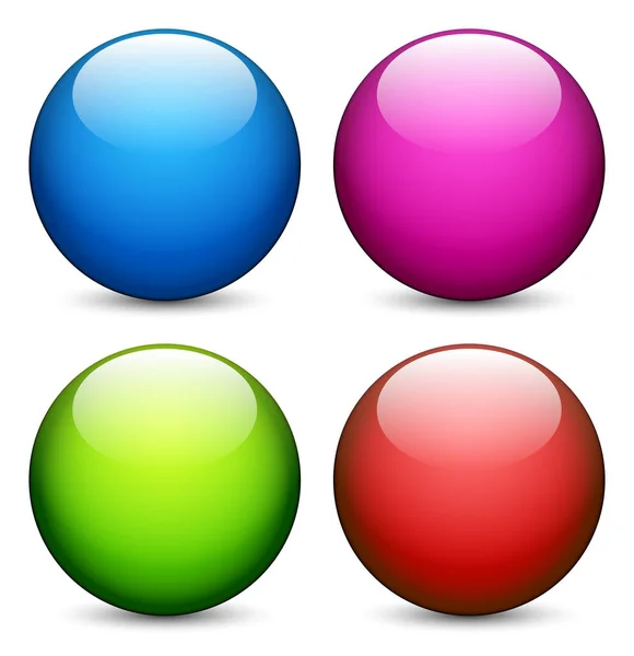 Colorful, shiny spheres — Stock Photo, Image