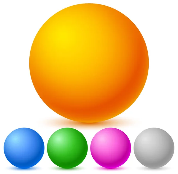 Esferas coloridas e brilhantes — Fotografia de Stock