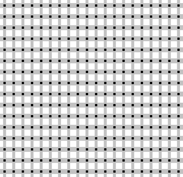 Pleinen naadloos herhaalbare patroon in zwart-wit. — Stockfoto