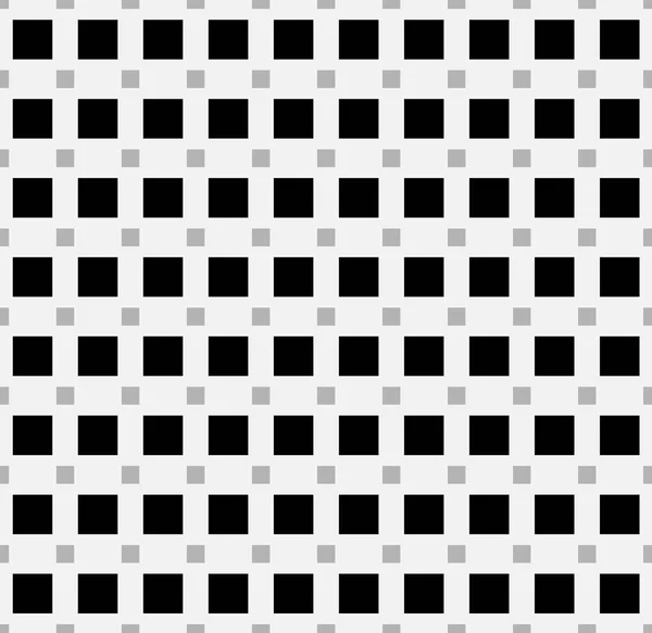 Χωρίς ραφή επαναλήψιμο μοτίβο τετράγωνα σε μαύρο και άσπρο. — Φωτογραφία Αρχείου