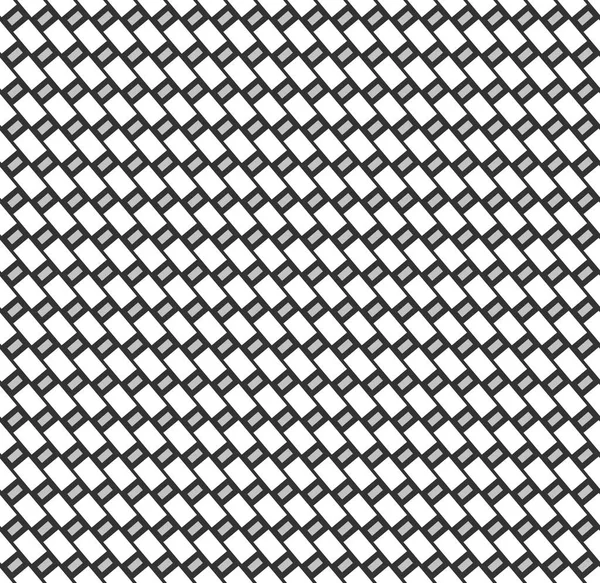 Quadrati modello perfettamente ripetibile in bianco e nero . — Foto Stock