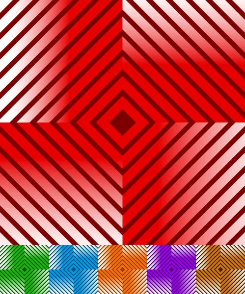 Abstract square pattern with gradient fills on edges. — Stock Photo, Image