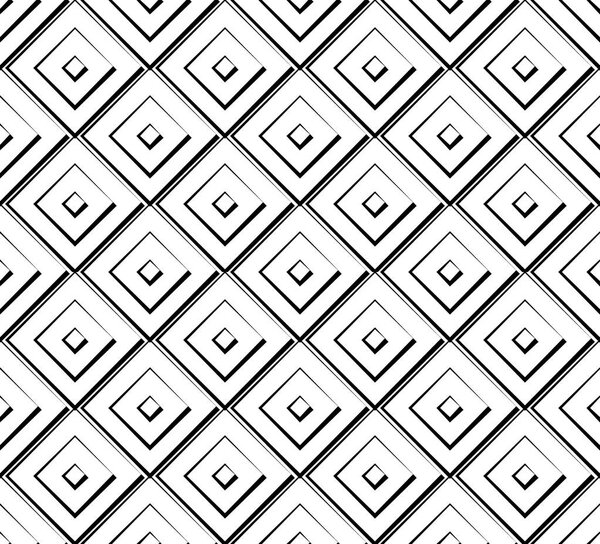 Square pattern series. Seamlessly repeatable illustration.