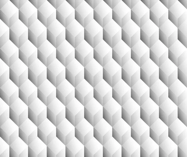 Grayscale 3d Cubes minimum, repeable pattern (simple seamless , — стоковое фото