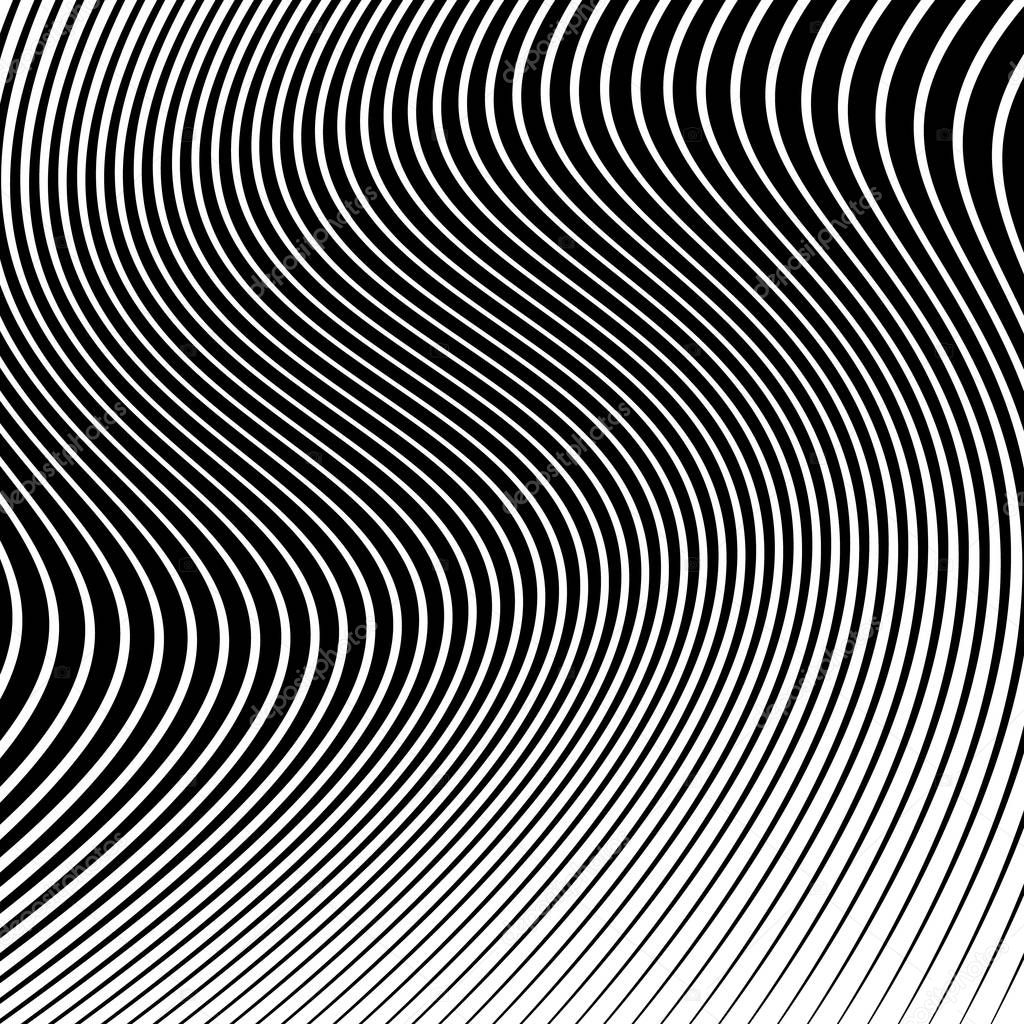 Abstract background with wavy lines. Wavy lnes