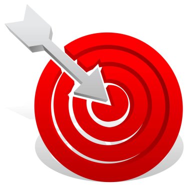Kırmızı hedef ok. Hassas, bullseye, doğruluk, gol, z