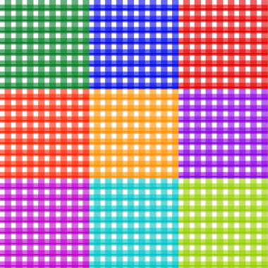 Damalı, Repeatable, renkli tartan arka planlar, desenleri. ve