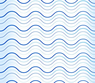 Arka plan, dalgalı, sallama mavi çizgili desen. B olabilir