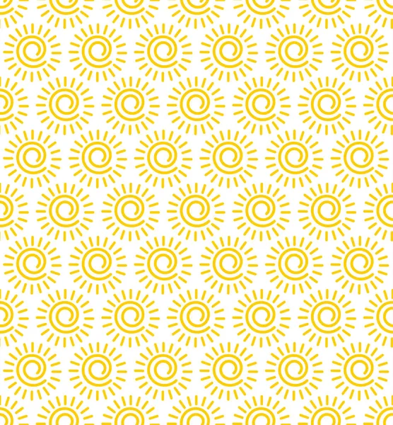 Sun Seamless  Pattern. / The whole image is repeatable, an — Stock Photo, Image