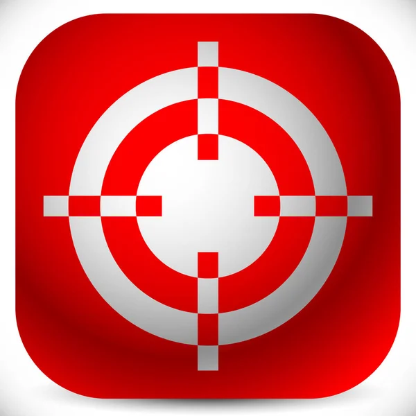 Rode doel mark, crosshair, dradenkruis graphics. . — Stockfoto