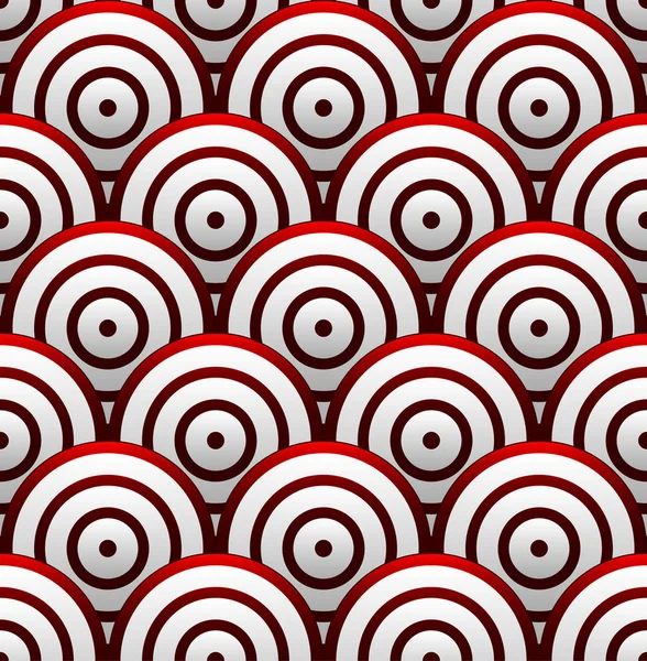 Abstract pattern with red circles. editable . — Stock Photo, Image