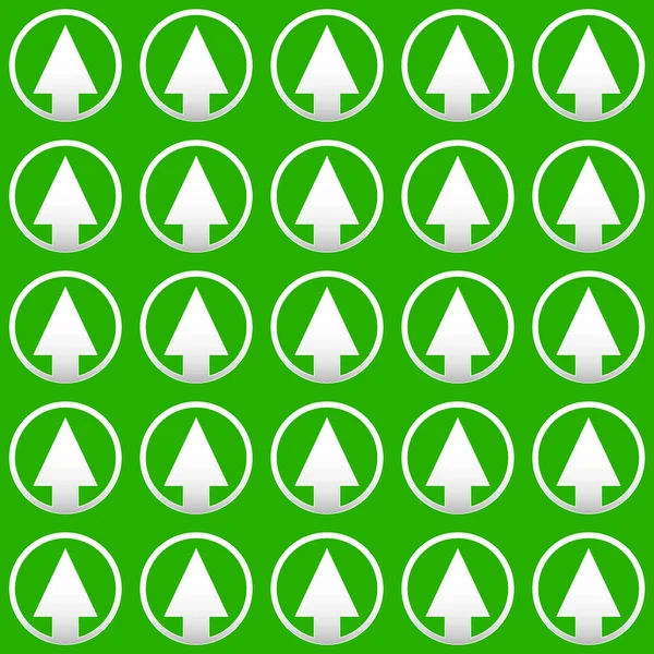 Simple pine tree repeatable pattern. editable . — Stock Photo, Image