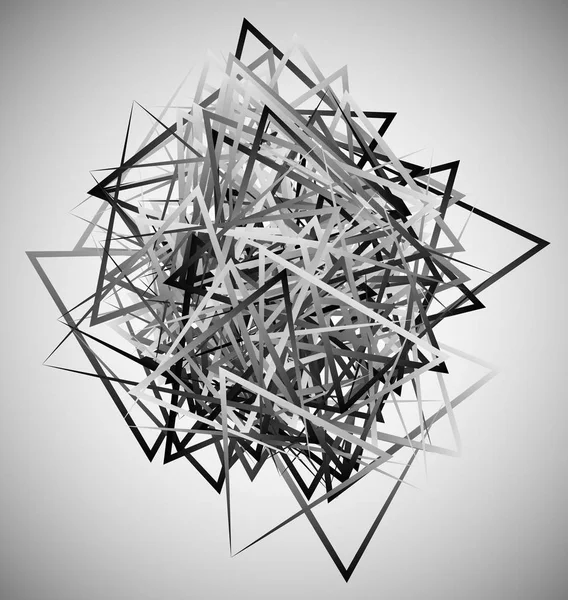 Formes géométriques abstraites. Art contemporain en tria angulaire — Photo