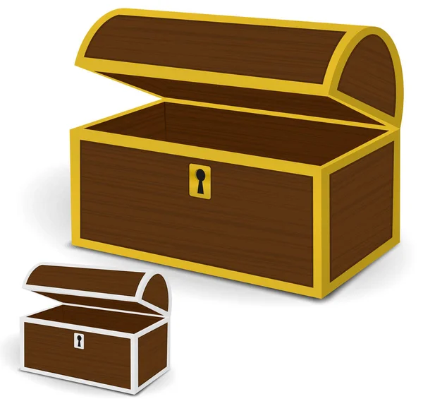 Chest Icons White — Stock Photo, Image