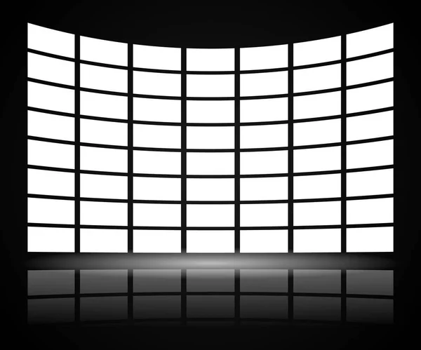 Video Wall with distortion — Stock Photo, Image