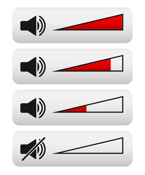 Controle de volume, botões de volume digitais — Fotografia de Stock