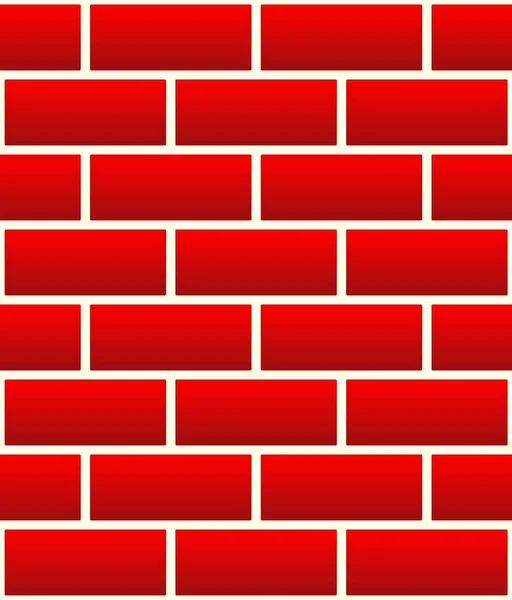 Red Repeatable Brick Wall Background — Stock Photo, Image