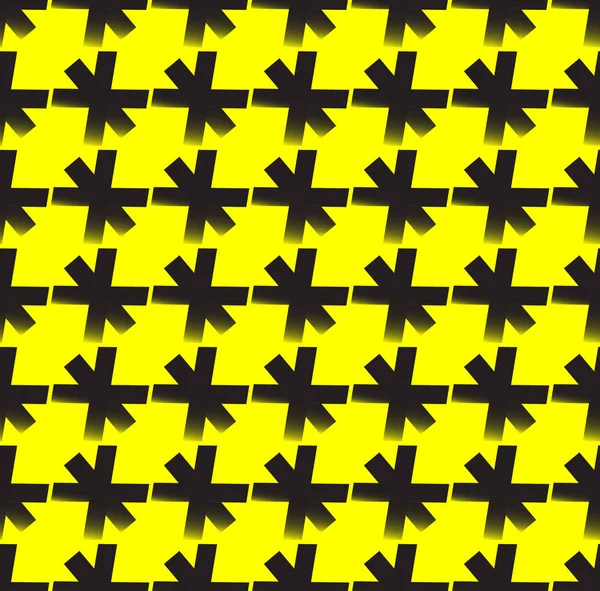 Nahtlos wiederholbares Muster mit Kreuzformen. editierbar — Stockfoto