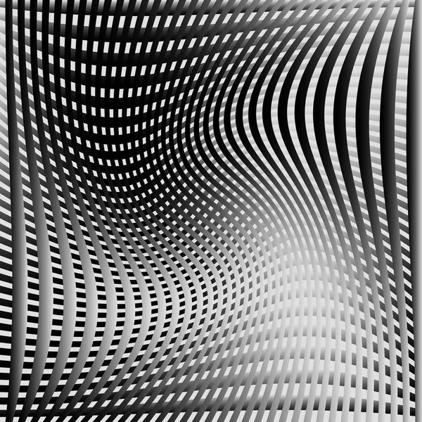 Abstract grayscale pattern/background with distortion effect eff — Stock Photo, Image