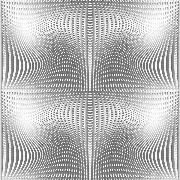 Abstract grayscale pattern / background with distortion effect eff — стоковое фото