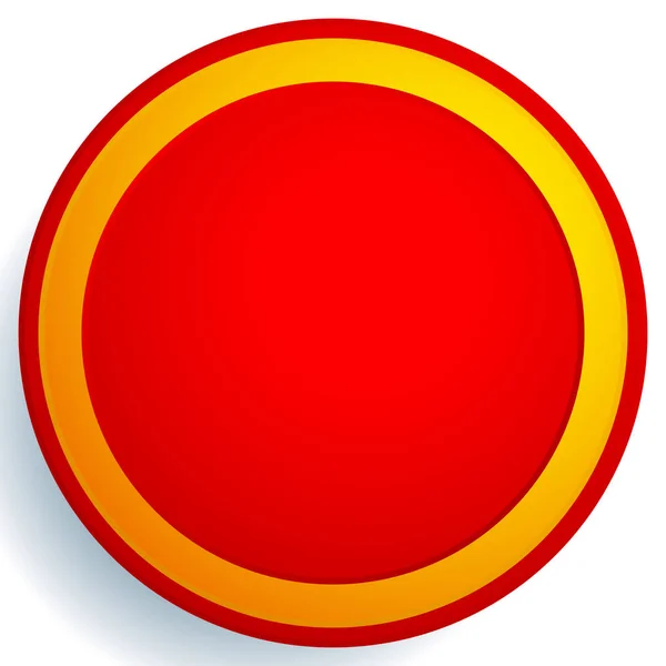 空白、空白红色圆圈背景 — 图库矢量图片