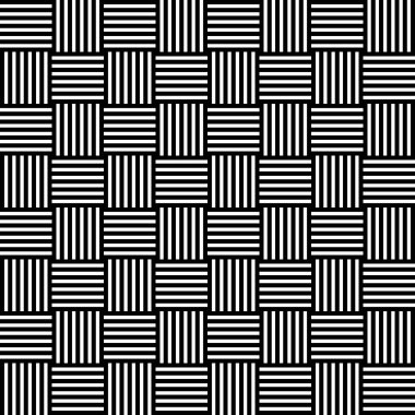 Çizgilerle alternatif kareler ile interlace deseni