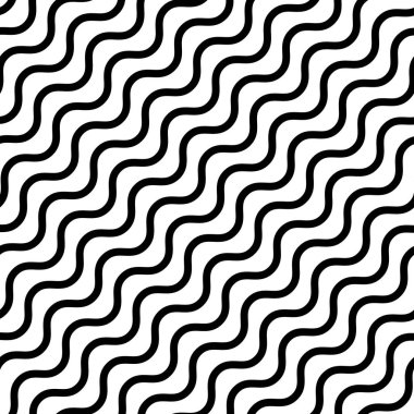 Dalgalı, sallanan çizgiler sorunsuz desen