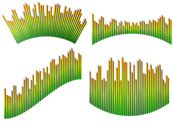 EQ, equalizer. Muziek illustratie — Stockvector