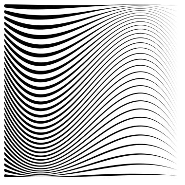Soyut geometrik siyah beyaz, gri tonlama grafik öğesi