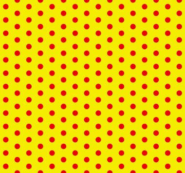 Dotted, polka dot, pop-art pattern (seamlessly repeatable) clipart