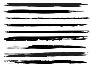 Grungy vektör fırçaları
