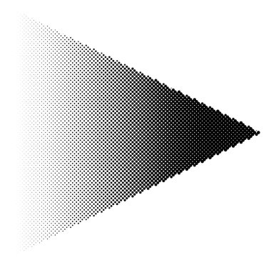 Solan degradeli yarı ton lu ok. Yarım tonlu ok şekli