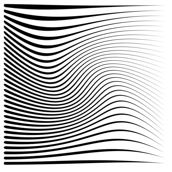 추상기하학적 흑백, 그레이스케일 그래픽 요소 — 스톡 벡터
