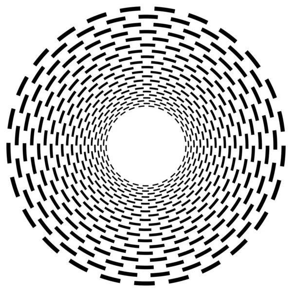 Espiral, círculo de redemoinho — Vetor de Stock