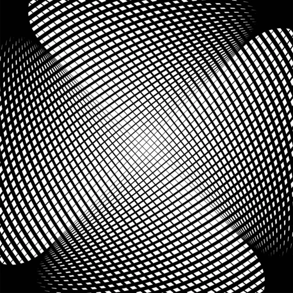 Soyut geometrik siyah beyaz, gri tonlama grafik öğesi — Stok Vektör