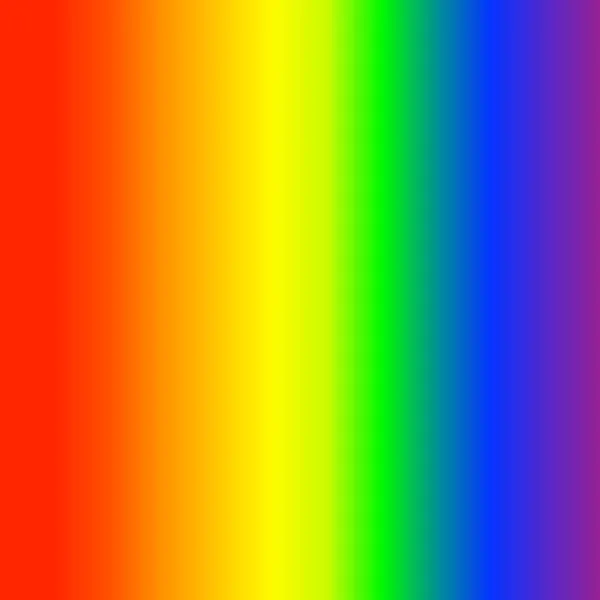 RGB, strisce colorate dello spettro arcobaleno, linee. Spettro visibile L — Vettoriale Stock