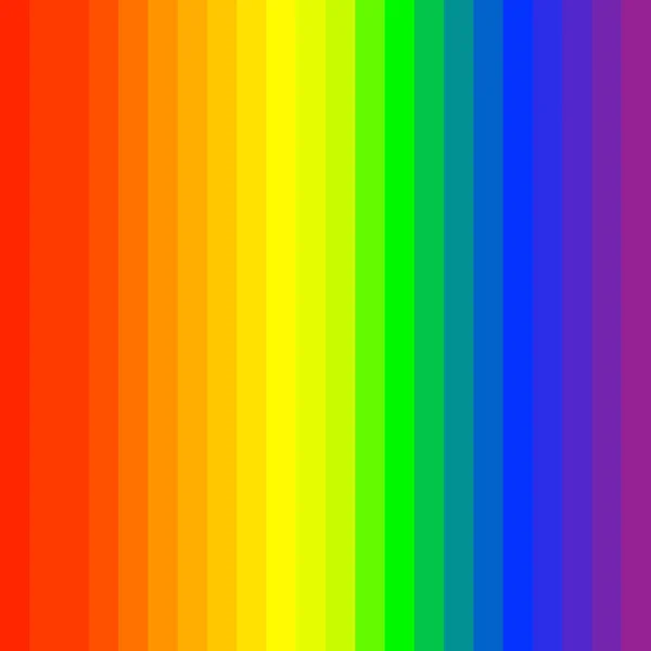 RGB, espectro do arco-íris listras coloridas, linhas. Espectro visível L — Vetor de Stock