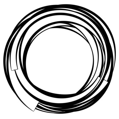 Radyal, yayılan eleman. Konsantrik, merkezcil soyut desi