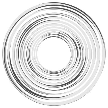 Radyal, yayılan eleman. Konsantrik, merkezcil soyut desi