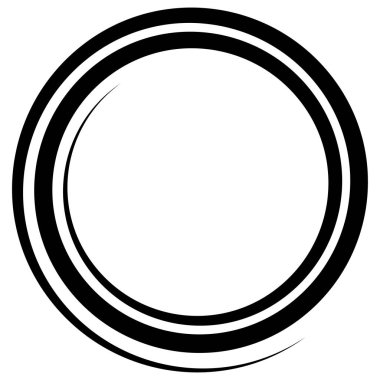 Radyal, yayılan eleman. Konsantrik, merkezcil soyut desi