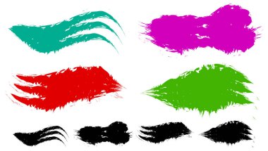 Kirli, grungy soyut Sıkıntılı, dağınık grunge fırça darbeleri