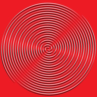 Radyal, yayılan eleman. Konsantrik, merkezcil soyut desi