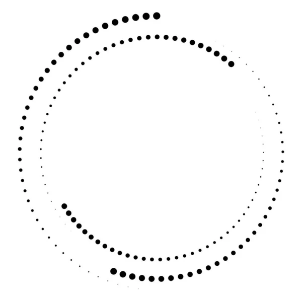 Radiaal, stralend element. Concentrische, centripetale abstracte Desi — Stockvector