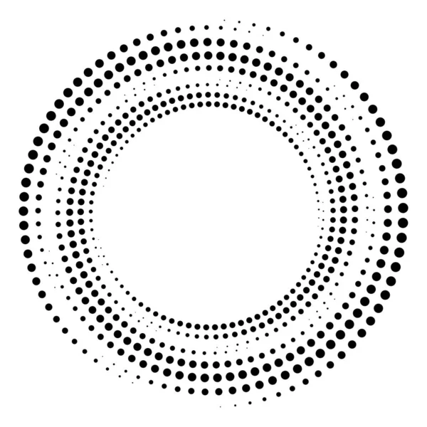 Élément radial, rayonnant. Concentrique, centripète desi abstrait — Image vectorielle