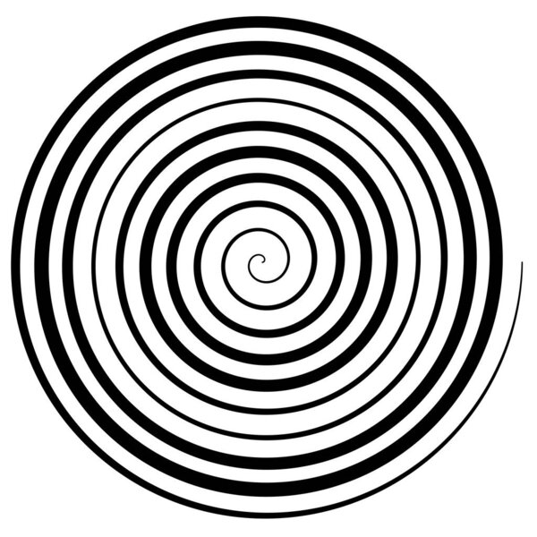 Radial, radiating element. Concentric, centripetal abstract desi
