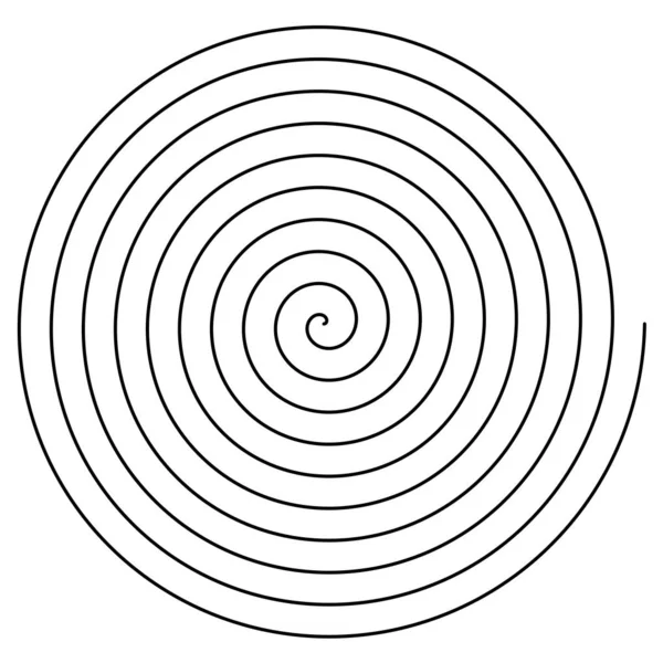 Radiaal, stralend element. Concentrische, centripetale abstracte Desi — Stockvector