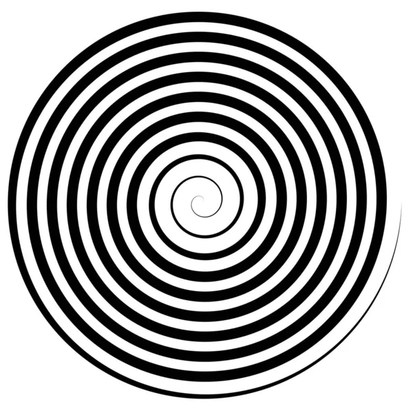 Élément radial, rayonnant. Concentrique, centripète desi abstrait — Image vectorielle