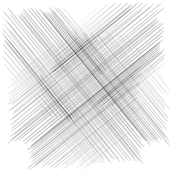 Náhodné čáry protínající pruhy, pruhy, geometrické čáry — Stockový vektor