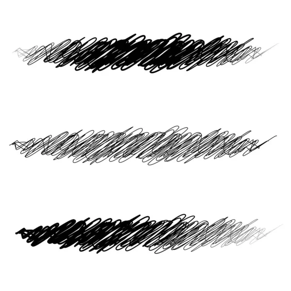 Golf lijn/kronkelige golvende lijnen strepen — Stockvector